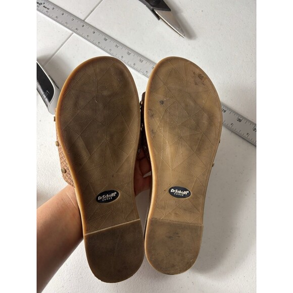 Dr. Scholl's Buckle Slide Sandal Originalist Honey Snake Sz 6 - Picture 3 of 14